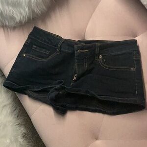 Forever 21 Black Denim Shorts